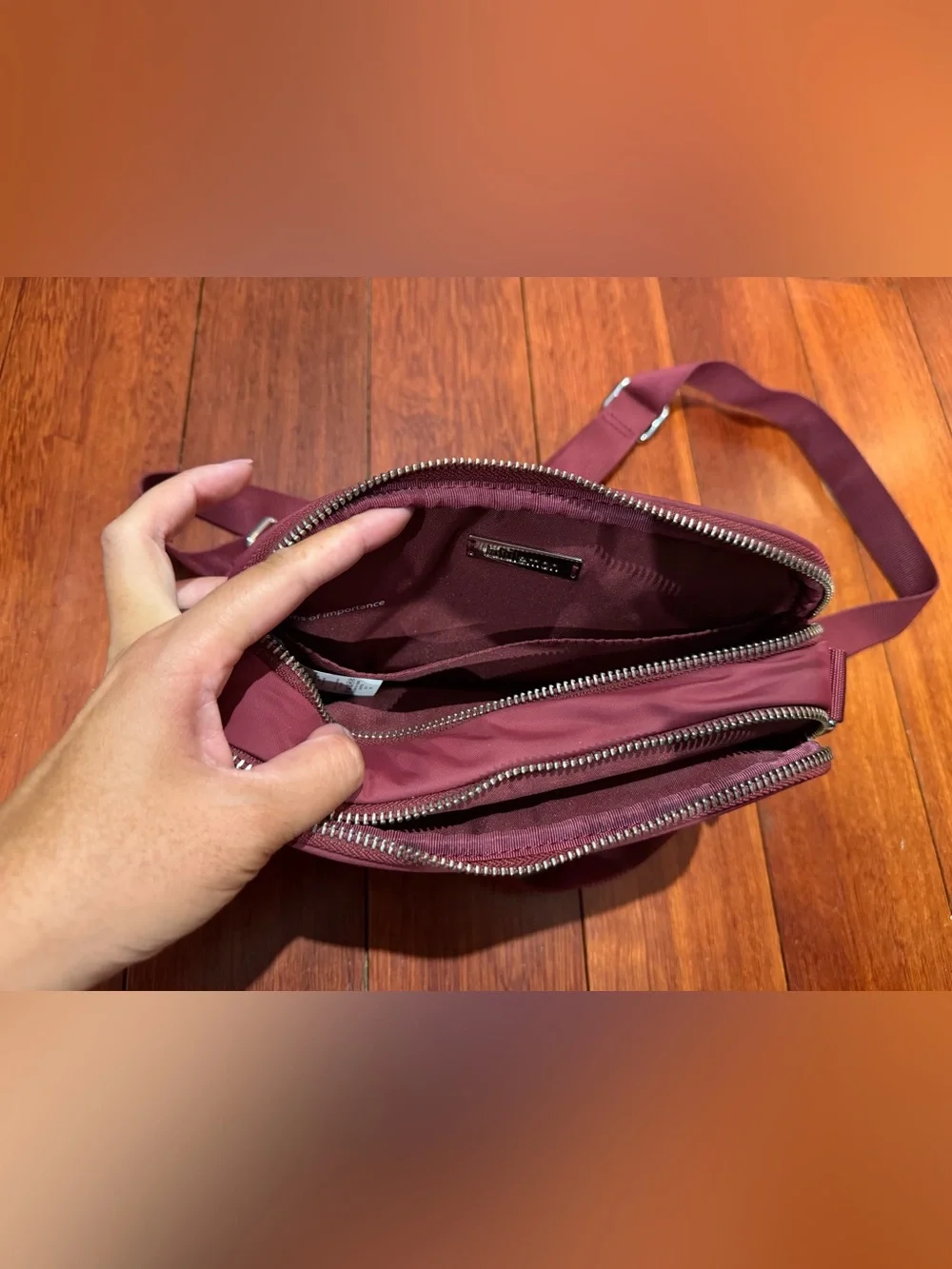 Lululemon Crossbody Camera Bag 2L Wine Berry